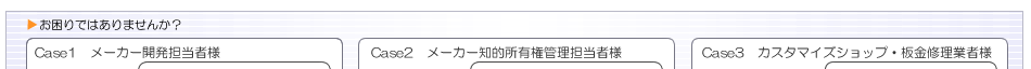 ベンチマークや知的所有権の確認にお困りではありませんか？